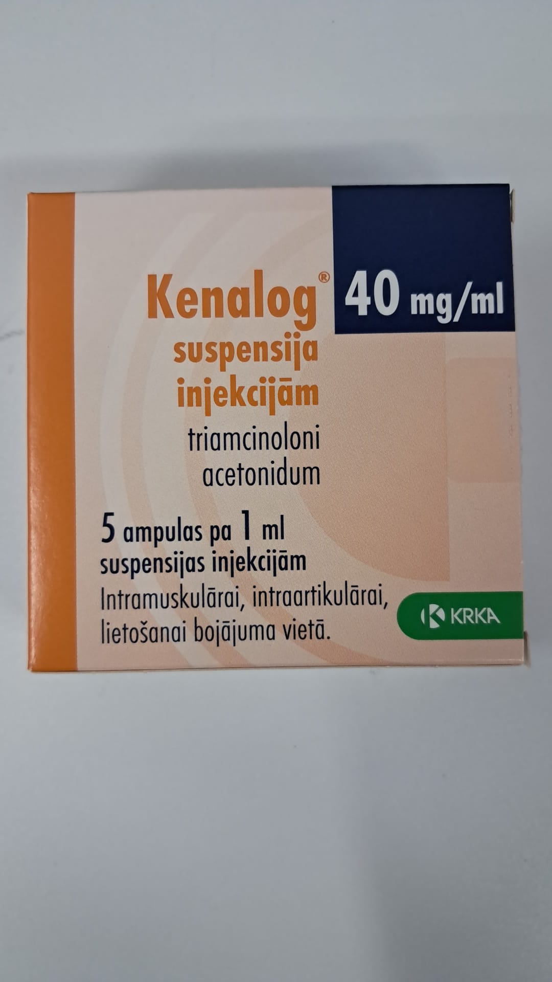 Kenalog 40mg/1ml injection (Single ampoule) (Unlicensed)