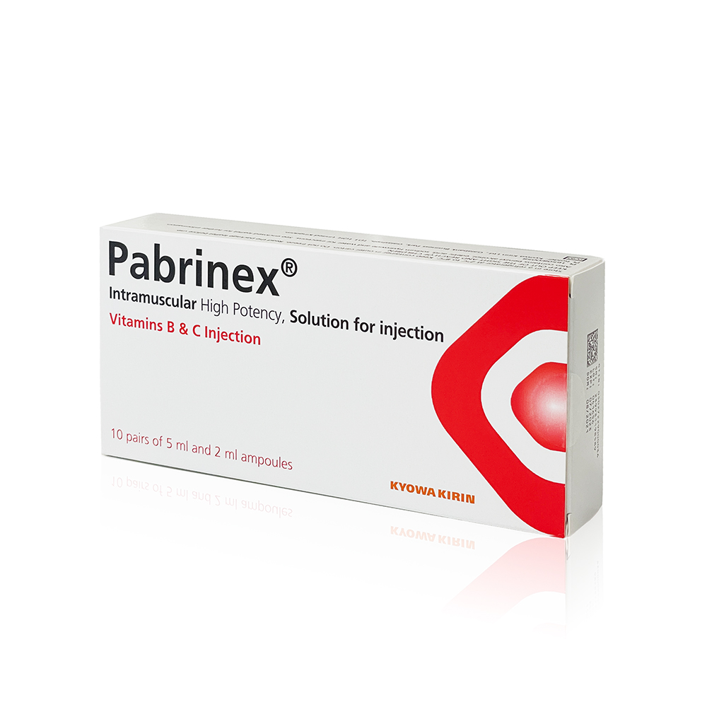 Pabrinex Injection IM (10 pairs of 5ml and 2ml ampoules)
